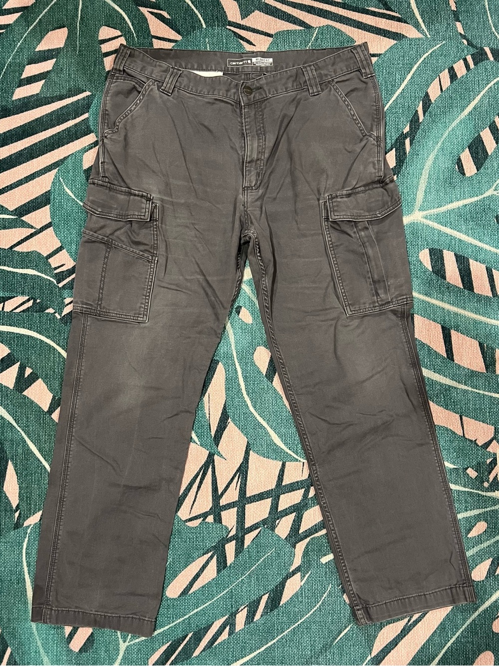 2022 Carhartt Relaxed Fit Rugged Flex Canvas Cargo Pant Trouser